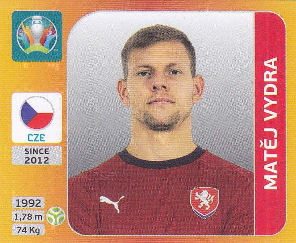 Matej Vydra / Tschechien / Panini EM 2020 / Basis Bild / Nr.400