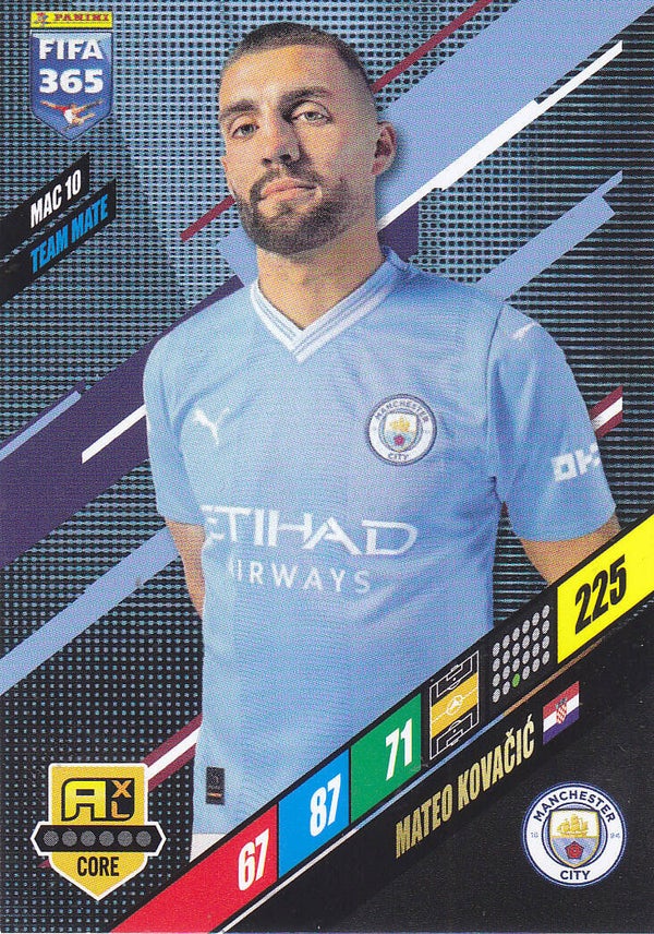 Mateo Kovacic Manchester City Panini Fifa 365 Jahr 2024 Team Mate Icon Care Nr. MAC10