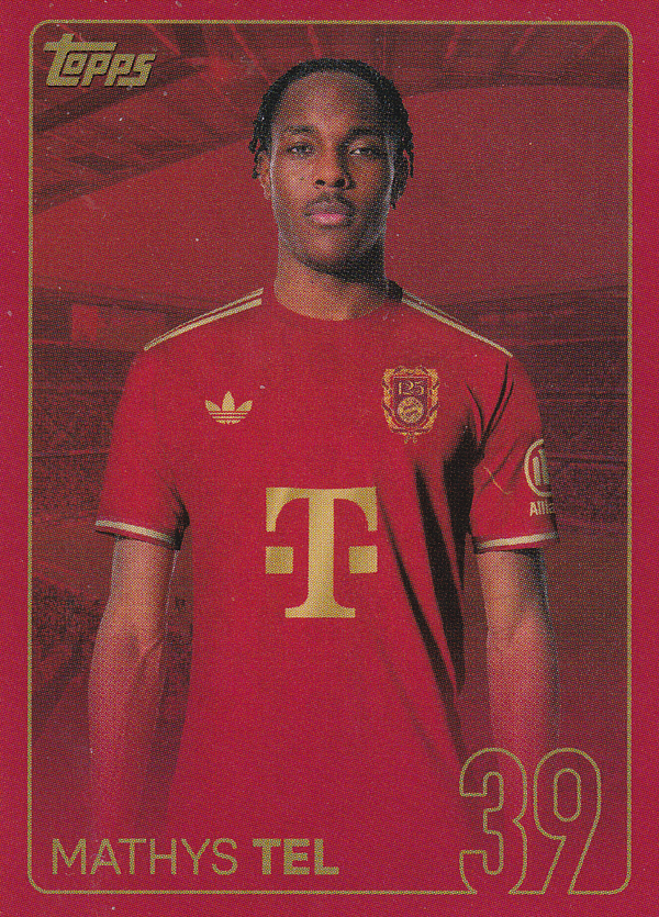 Mathys Tel - FC Bayern München - Topps 125 Jahre FCB - Basis Bild - Nr. 198