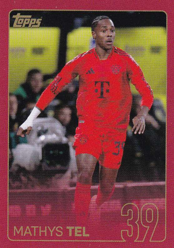 Mathys Tel - FC Bayern München - Topps 125 Jahre FC Bayern - Spielszene - Nr. 199