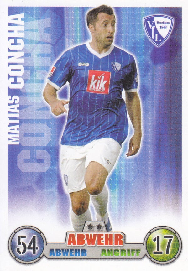 Matias Concha / VFL Bochum / Topps Match Attax 2008 / Basis Karte / Nr.42