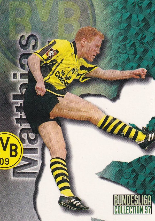 Matthias Sammer / Borussia Dortmund / Panini Bundesliga 1997 / Top Verteidiger / Nr. 210