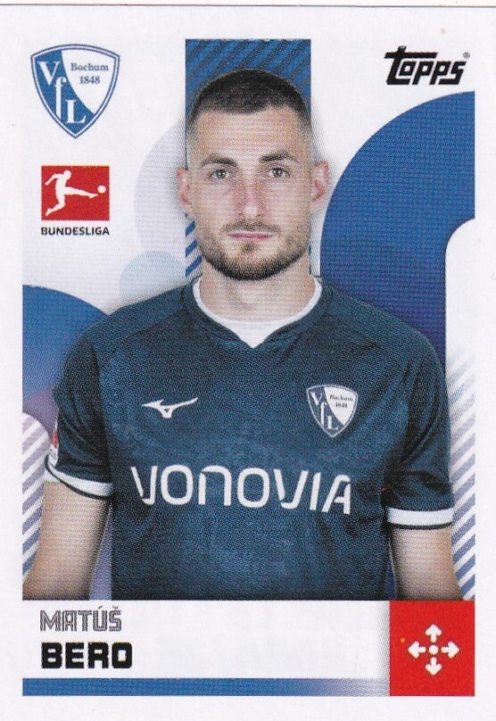 Matus Bero - VFL Bochum - Topps Bundesliga 2024 - Basis Bild - Nr. 64