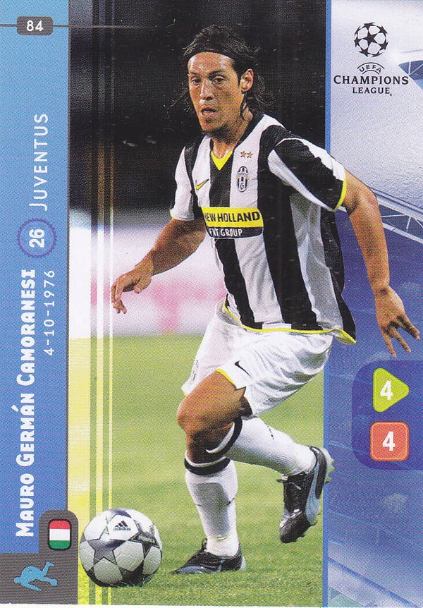 Mauro German Camoranesi Juventus Turin Basis Karte Nr.84