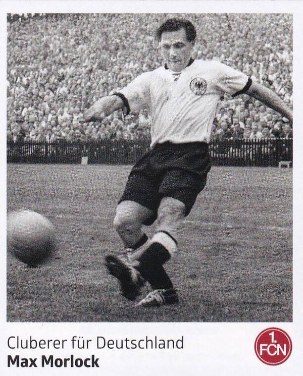 Max Morlock / Panini 125 Jahre 1.FC Nürnberg / Cluberer für Deutschland / Nr. 222