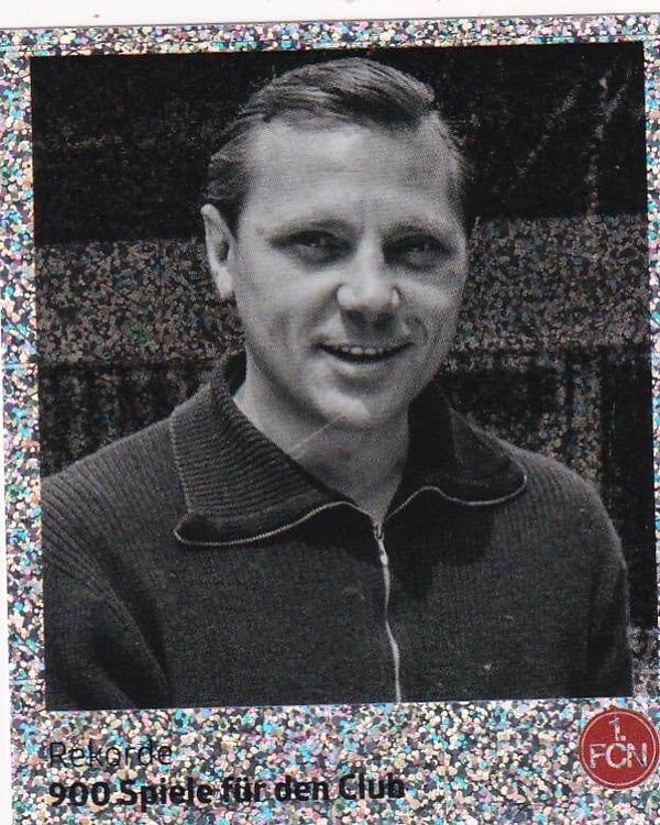 900 Spiele für den Club - Panini 125 Jahre 1.FC Nürnberg - Rekorde - Nr. 221