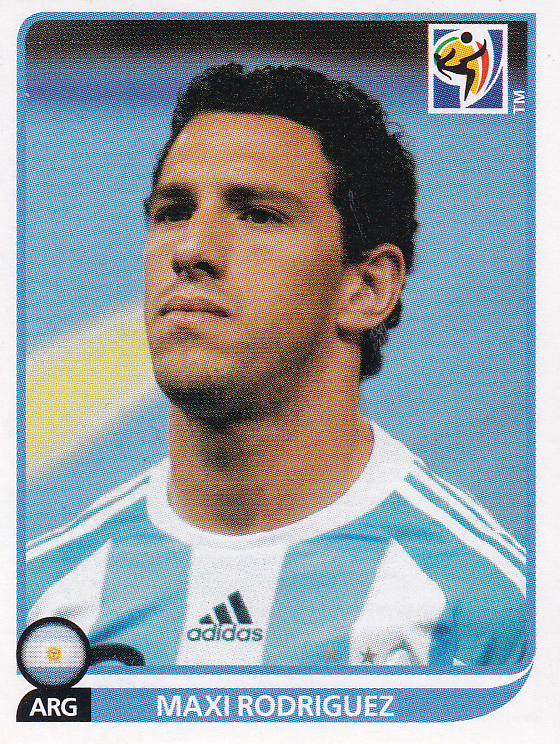 Maxi Rodriguez - Argentinien - Panini WM 2010 - Basis Bild - Nr. 117