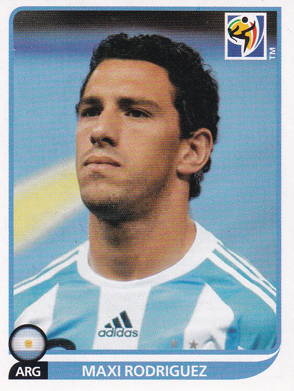 Maxi Rodriguez - Argentinien - Panini WM 2010 - Basis Bild - Nr. 117