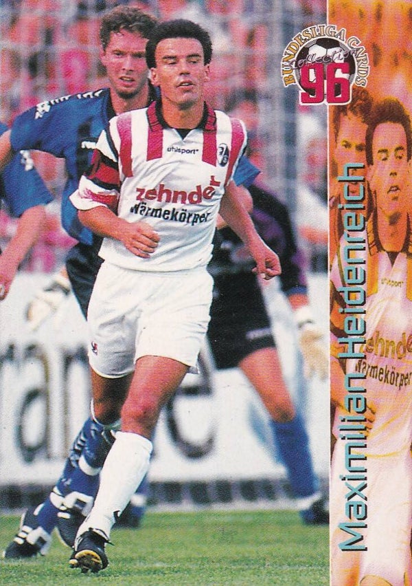 Maximilian Heidenreich / SC Freiburg / Panini Bundesliga 1996 / Basis Karte / Nr. 229