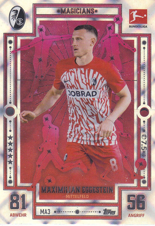 Maximilian Eggestein / SC Freiburg / Topps Match Attax 2023 / Magicians / MA3