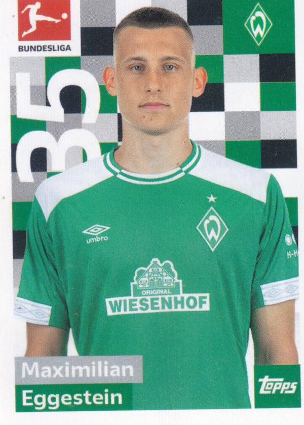 Maximilian Eggestein / SV Werder Bremen / Topps Bundesliga 2018 / Basis Bild / Nr.41