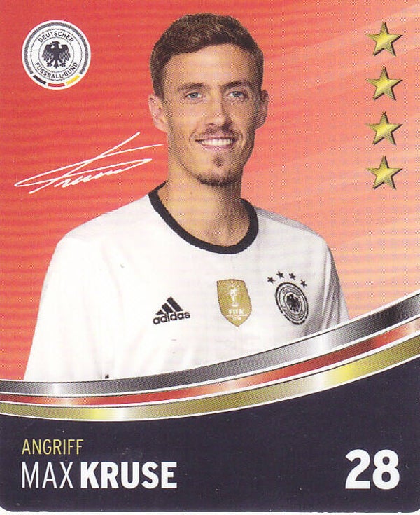 Max Kruse / Deutschland / DFB Rewe Plastik  Karte / Nr. 28/36