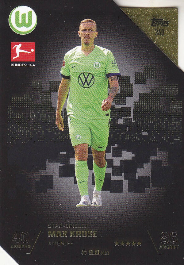 Max Kruse / VFL Wolfsburg / Topps Match Attax 2022 / Star-Spieler / Nr.340