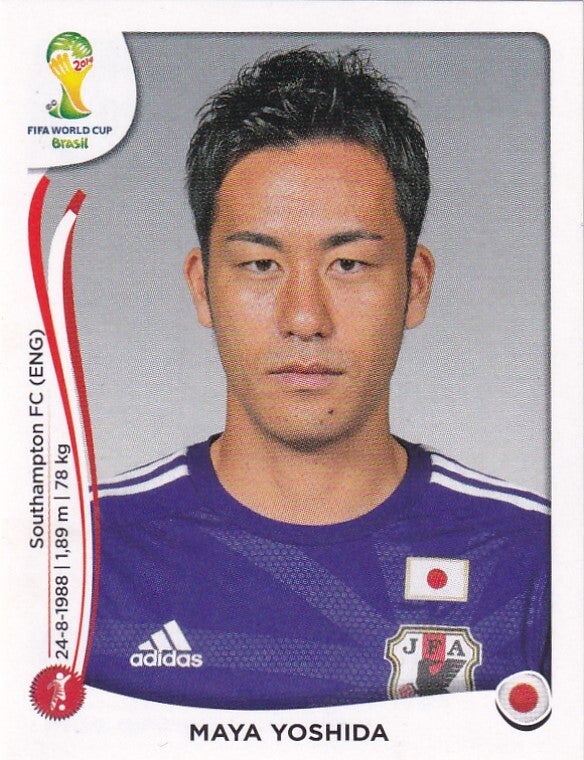Maya Yoshida - Japan - Panini WM 2014 - Basis Bild - Nr. 244