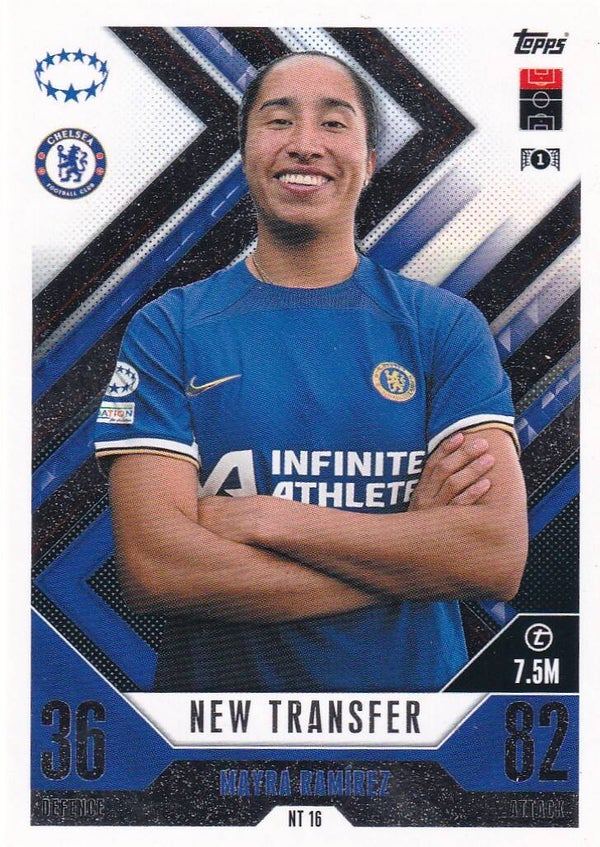 Mayra Ramirez / FC  Chelsea / Topps Champions League 2023 / New Transfer / Nr. NT 16
