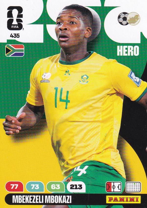 Mbekezeli Mbokazi - Südafrika - Panini WM 2026 - Hero - Nr. 435