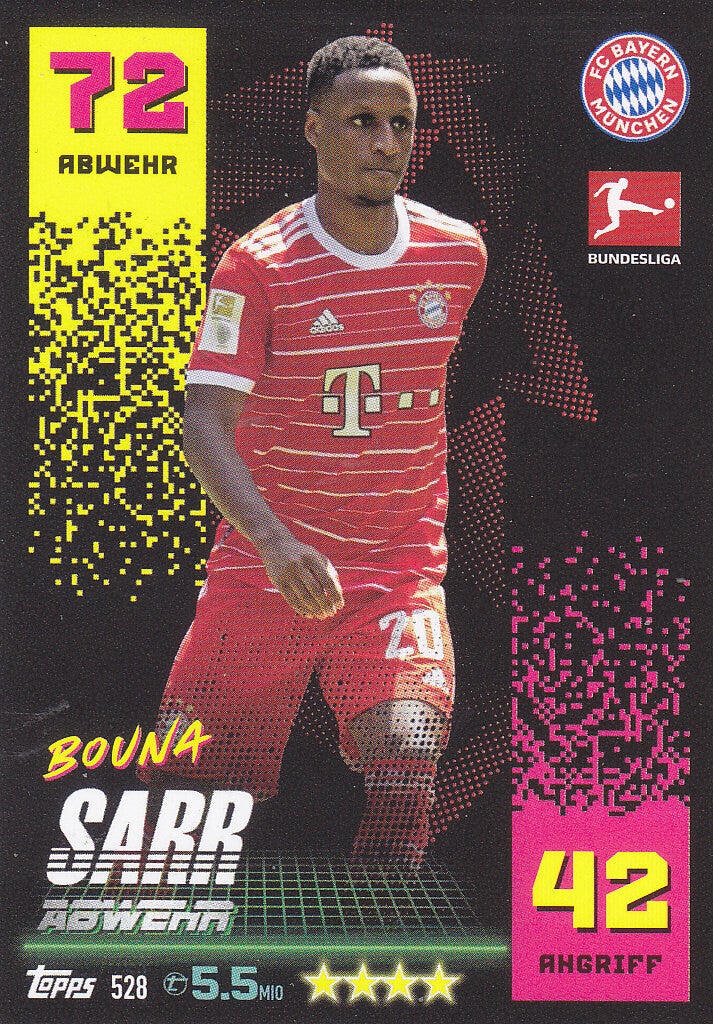 Bouna Sarr FC Bayern München Basis Karte Nr.528