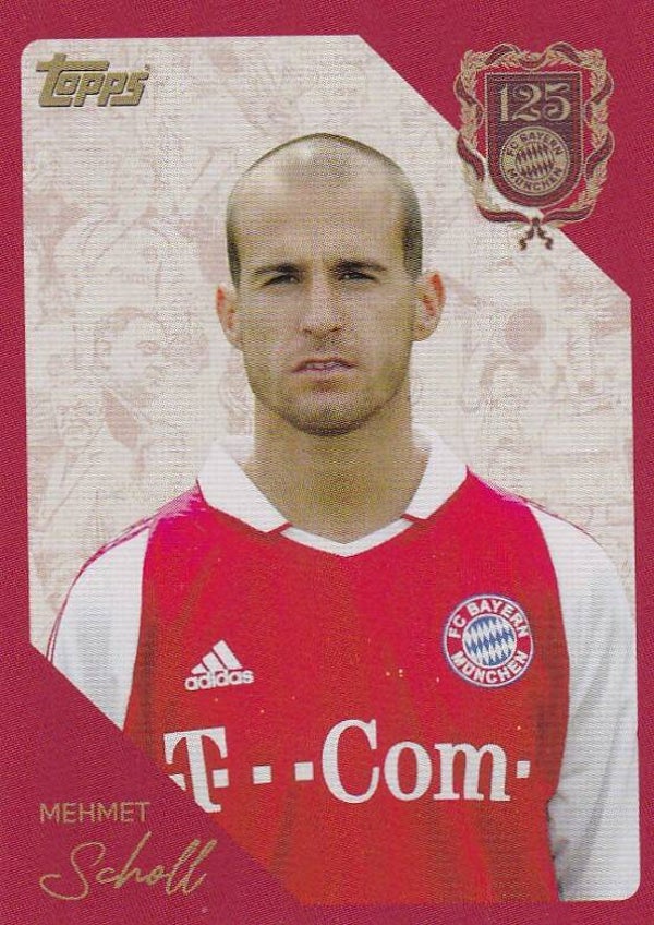 Mehmet Scholl - Topps 125 Jahre FC Bayern München - Basis Bild - Nr. 108