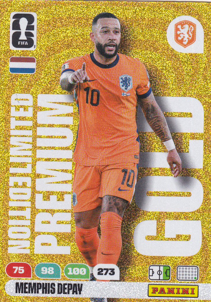 Memphis Depay - Holland - Panini WM 2026 - Limited Edition Premium Gold - Nr. LEPG-MD