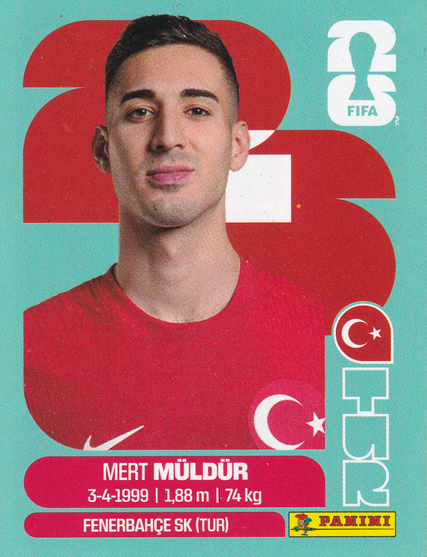 Mert Müldür - Türkei - Panini WM 2026 - Basis Bild - TUR3