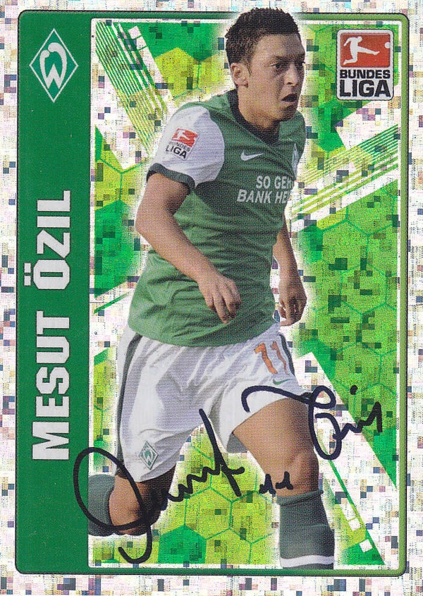 Mesut Özil / SV Werder Bremen /  Topps Bundesliga 2009 / Großbild Glitzer / Nr.46