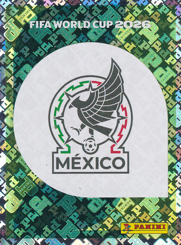 Mexico - Panini WM 2026 - Vereinslogo - Glitzer - MEX1