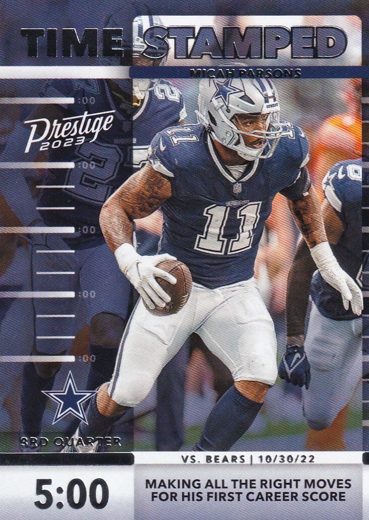 Micah Parsons - Panini American Football 2023 - Bears - Time Stamped - Nr. TS-2