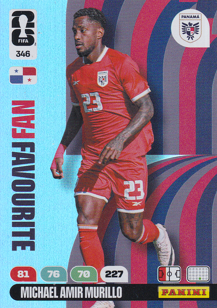 Michael Amir Murillo - Panama - Panini WM 2026 - Fan Favourite - Nr. 346