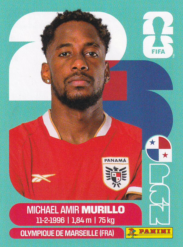 Michael Amir Murillo - Panama - Panini WM 2026 - Basis Bild - PAN 6