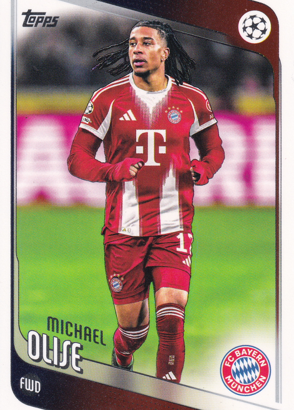 Michael Olise - FC Bayern München - Topps Uefa Club Wettbewerb 2025 - Nr. 4