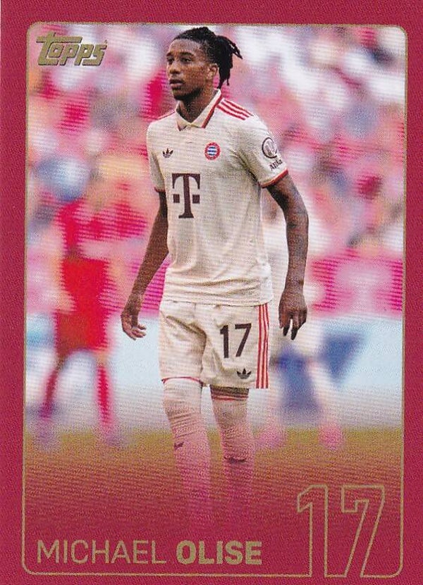 Michael Olise - Topps 125 Jahre FC Bayern München - Basis Bild - Nr. 193