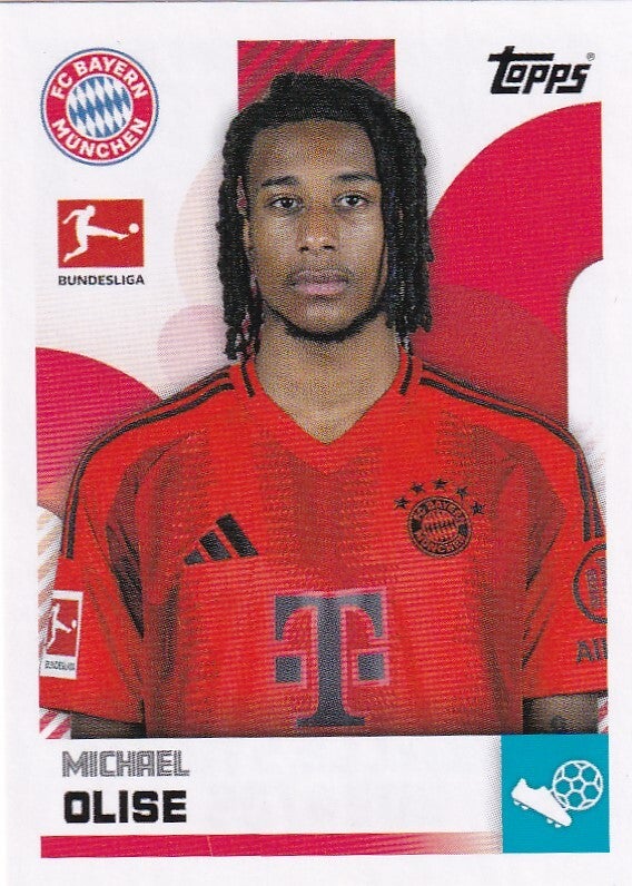 Michael Olise - FC Bayern München - Topps Bundesliga 2024 - Basis Bild - Nr. 342