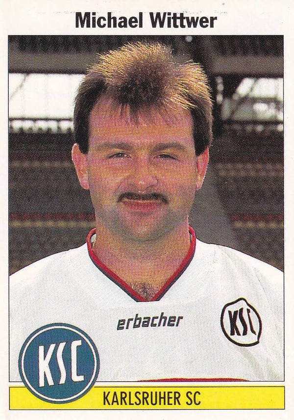 Michael Wittwer / Karlsruher SC / Panini Bundesliga 1995 / Basis Bild / Nr. 151