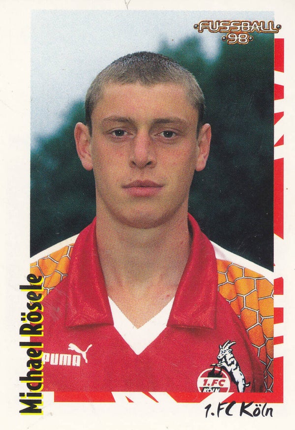 Michael Rösele / 1.FC Köln / Panini Bundesliga 1998 / Basis Bild / Nr. 269
