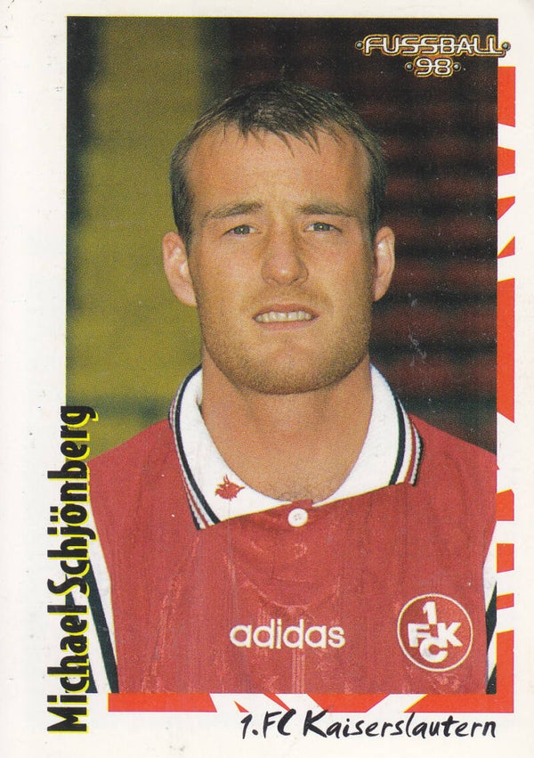 Michael Schjönberg / 1.FC Kaiserslautern / Panini Bundesliga 1998 / Basis Bild / Nr. 422
