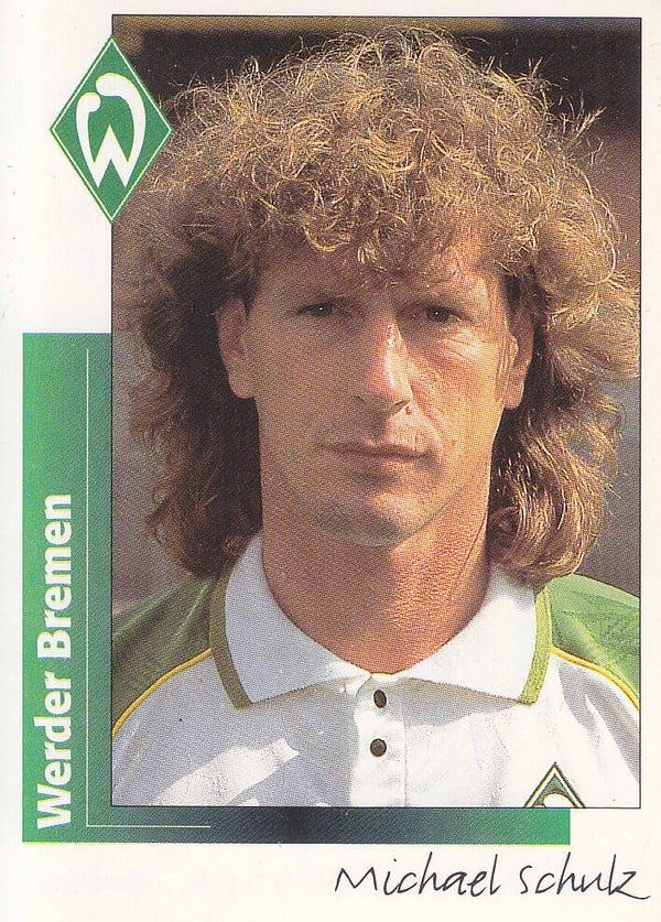 Michael Schulz / SV Werder Bremen / Panini Bundesliga 1996 / Basis Bild / Nr. 36