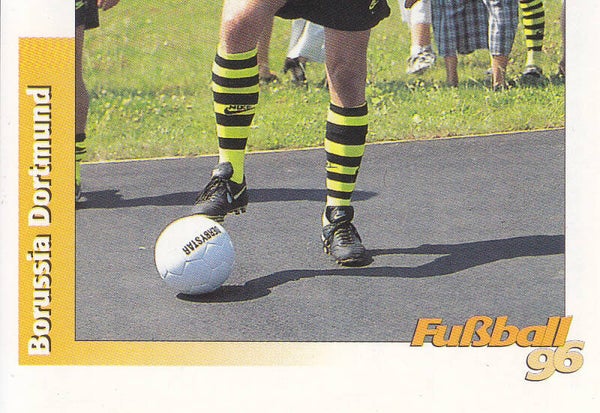 Michael Zorc / Borussia Dortmund / Panini Bundesliga 1996 / Bild Unten / Nr. 25