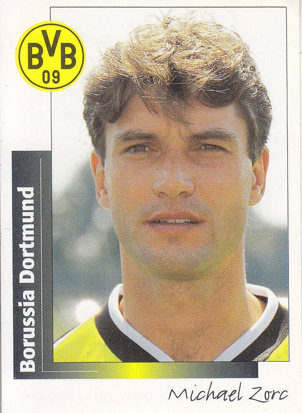 Michael Zorc / Borussia Dortmund / Panini Bundesliga 1996 / Basis Bild / Nr.15