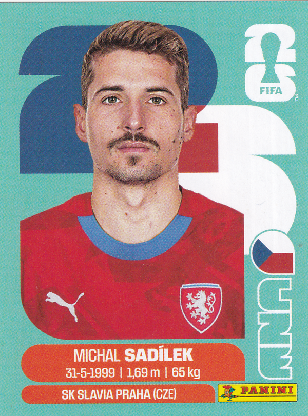 Michal Sadilek - Tschechien - Panini WM 2026 - Basis Bild - CZE9