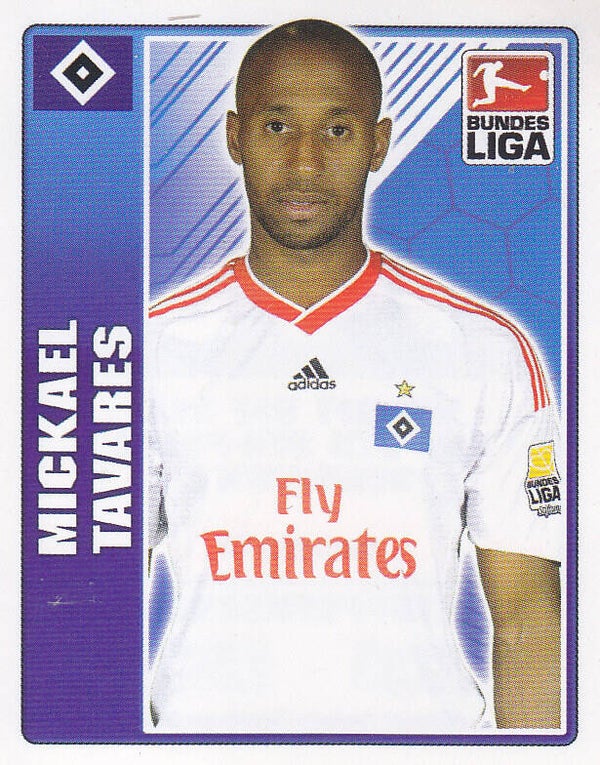 Mickael Tavares / Hamburger SV / Topps Bundesliga 2009 / Basis Bild / Nr.145