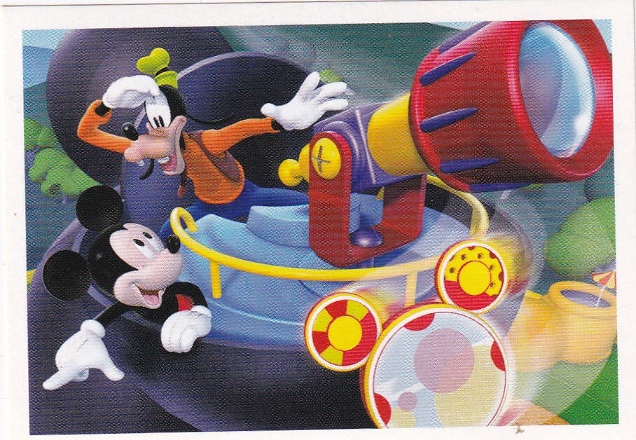Teleskop - Panini Weihnachten mit Guten Disney Freunden - Serie Mickey Maus Wunderhaus - Nr. 8