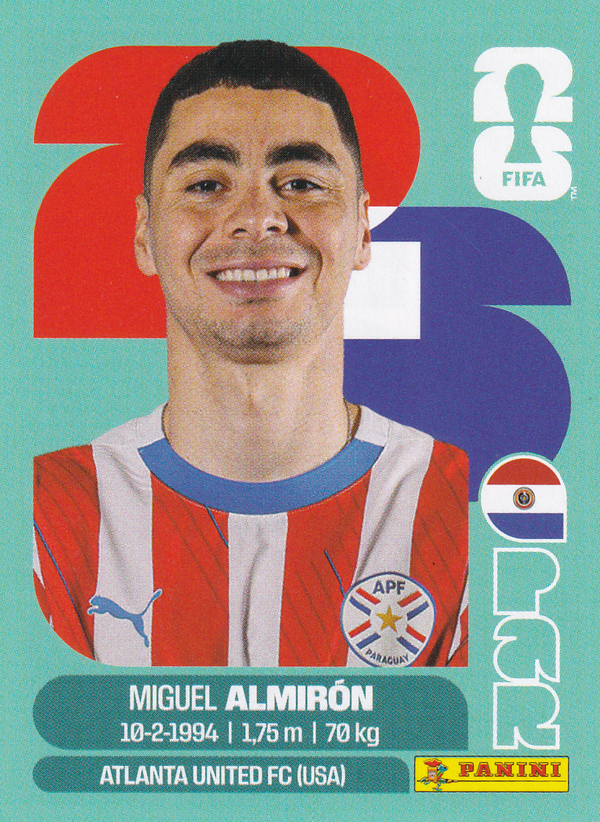 Miguel Amiron - Paraquay - Panini WM 2026 - Basis Bild - PAR17