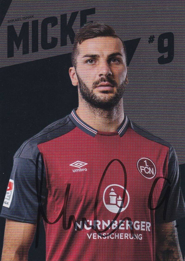 Mikael Ishak - 1.FC Nürnberg - Autogrammkarte 2017
