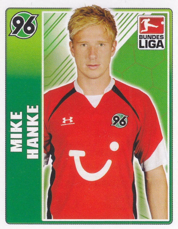 Mike Hanke / Hannover 96 / Topps Bundesliga 2009 / Basis Bild / Nr. 167
