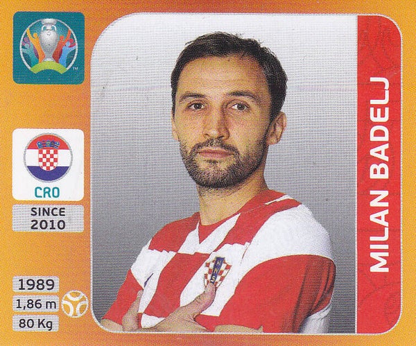 Milan Badelj / Kroatien / Panini EM 2020 / Basis Bild / Nr.357