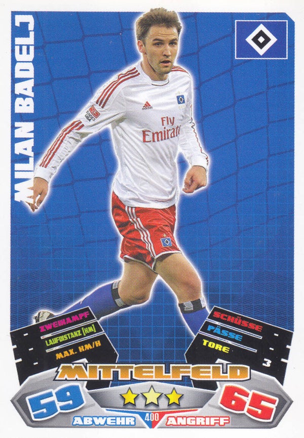 Milan Badelj / Hamburger SV / Topps Match Attax 2012 / Basis Karte Update / Nr.400