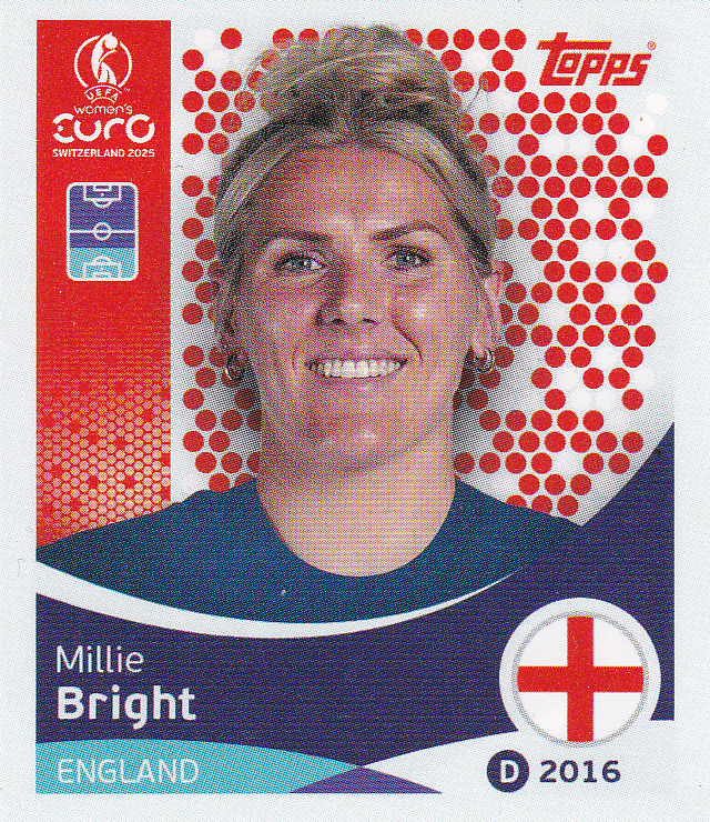 Millie Bright - England - Topps Frauen EM 2025 - Basis Bild - Nr. 257