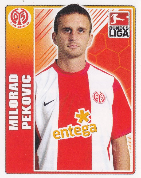 Milorad Pekovic / 1.FSV Mainz 05 / Topps Bundesliga 2009 / Basis Bild / Nr. 282