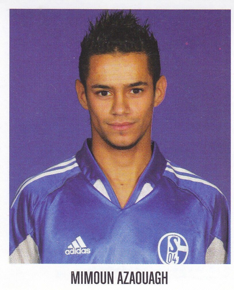 Mimoun Azaouagh / FC Schalke 04 / Panini Bundesliga 2005 / Basis Bild / Nr. 185