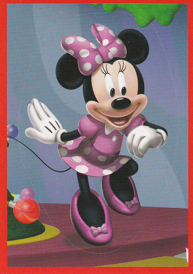 Minnie - Panini Weihnachten mit Guten Disney Freunden- Serie Mickey Maus Wunderhaus - Konturensticker - Nr. 14